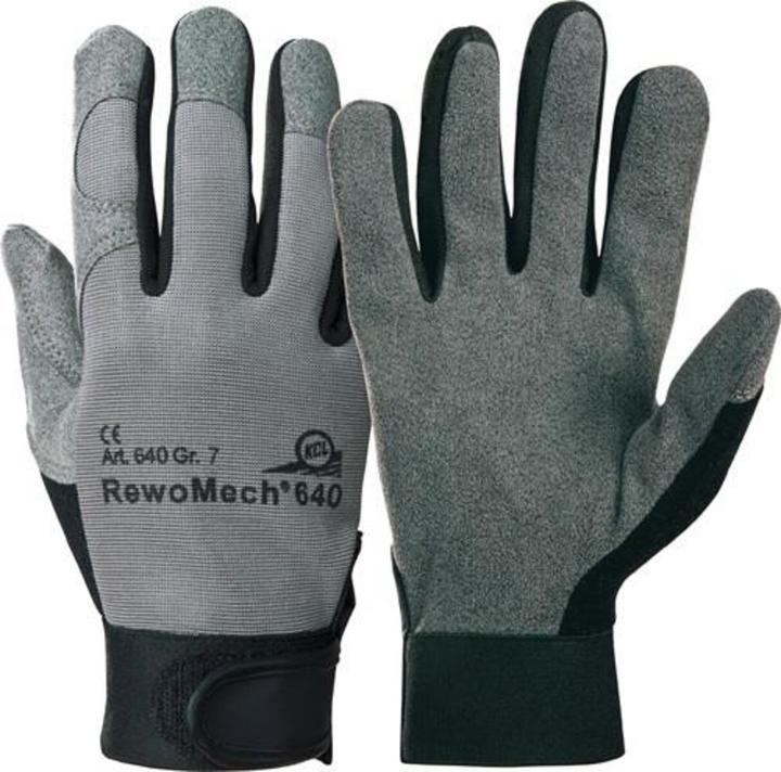 Actual product image Honeywell Synthetic leather gloves RewoMech 640 (9)