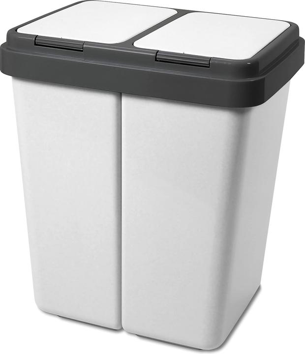 Produktbild Alpfa Duo Bin Weiss (2x 25L) (30 l)