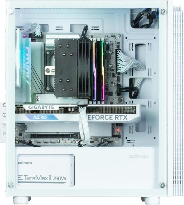Produktbild Zalman Boitier Moyen Tour ATX T4 Plus avec panneau vitré (Blanc) (Mini-ITX, ATX)