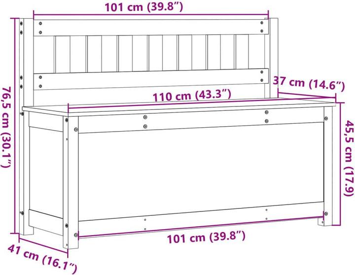 Actual product image VidaXL Erminie (110 cm)