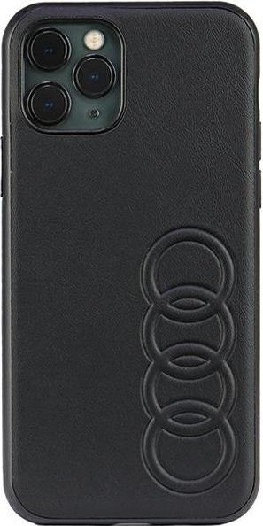 Produktbild Audi Synthetic Leather iPhone 11 Pro 5.8" czarny/black hardcase AU-TPUPCIP11-TT/D1-BK (Apple iPhone 11 Pro)