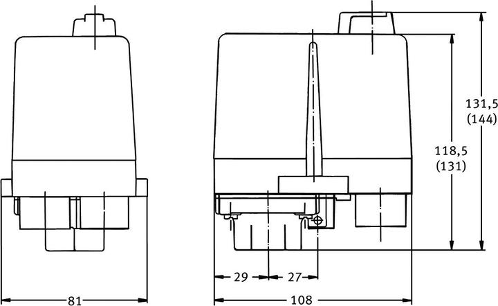 Produktbild Aircraft Druckschalter MDR 3 (Ein- und Ausschalter, 3-polig, 6,3-10 A, 11 bar)