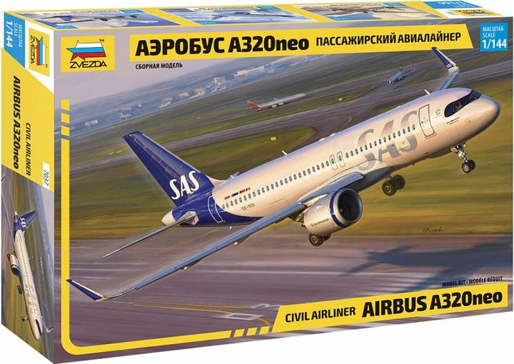 Actual product image Zvezda 1:144 Airbus A320 neo