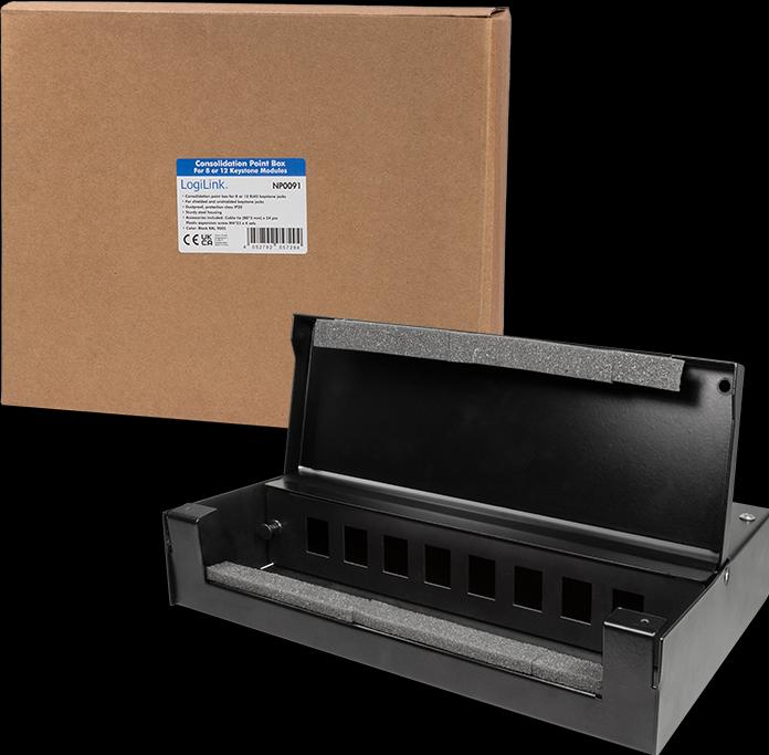 Actual product image LogiLink NP0091 - Consolidation Point Enclosure CP for 8 or 12 Keystone (0.20 m)