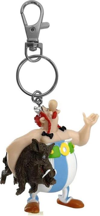 Plastoy Asterix and Obelix: Obelix Carrying A Boar Keychain