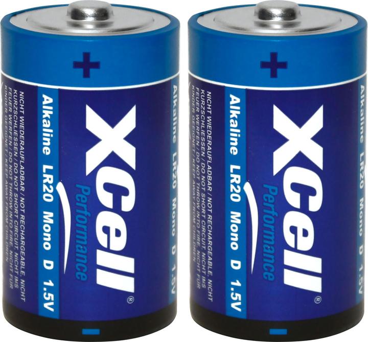 Immagine prodotto Hückmann Batteria tipo D (mono), LR20, alcalina ad alte prestazioni, 1,5 V, set da 2 (2 pz., D)