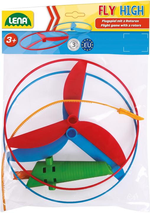 Image du produit Lena Toupie volante 2 hélices ø 20 cm, en plastique, dès 3 ans