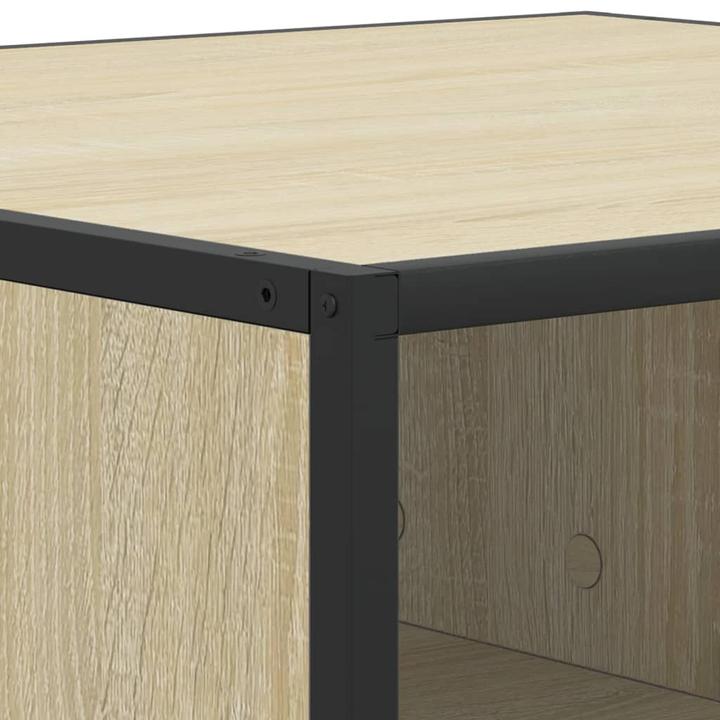 Actual product image VidaXL Coffee table Side table Coffee table Sofa table Tea table Sonoma oak (100 x 100 x 30 cm)