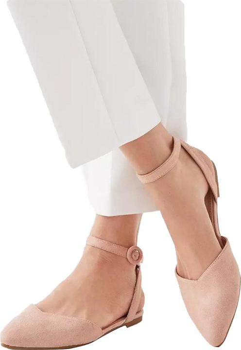 Actual product image Dorothy Perkins Womens/Ladies Poppy Open Back Ballerina Flats (36)