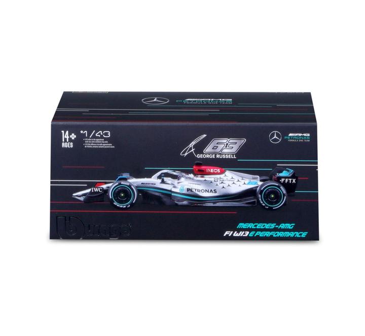 Actual product image Bburago Mercedes-AMG F1 W13 E