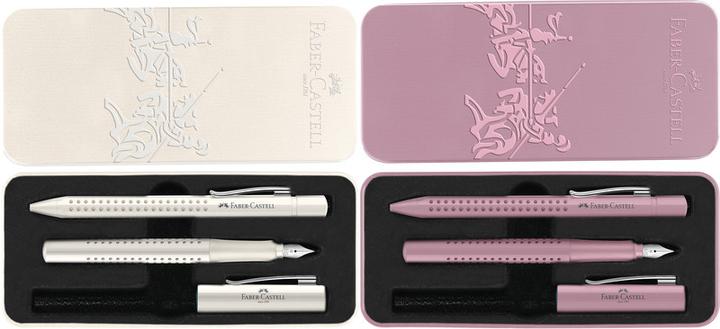Produktbild Faber-Castell Füller und Kugelschreiber Grip Set (Rose shadows, 2 x)