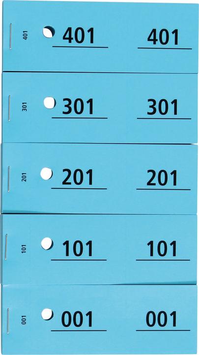 Adri Cloakroom blocks 1 - 500 (100 x)