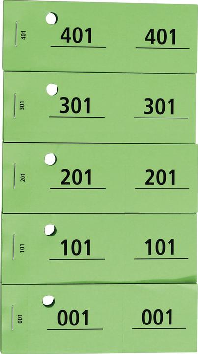 Adri Blocchetti per guardaroba numerati da 1 a 500 (100 x)
