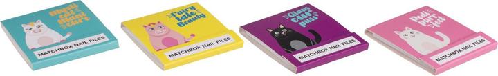 Actual product image Out of the blue Matchbox Nail File Set of 4