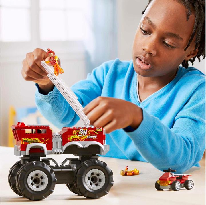 Actual product image Mega Construx MC HW 5 Alarm Monster Truck