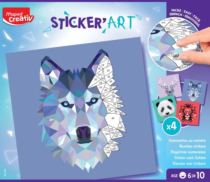 Image du produit Maped Creativ Collage par numéros STICKER'ART