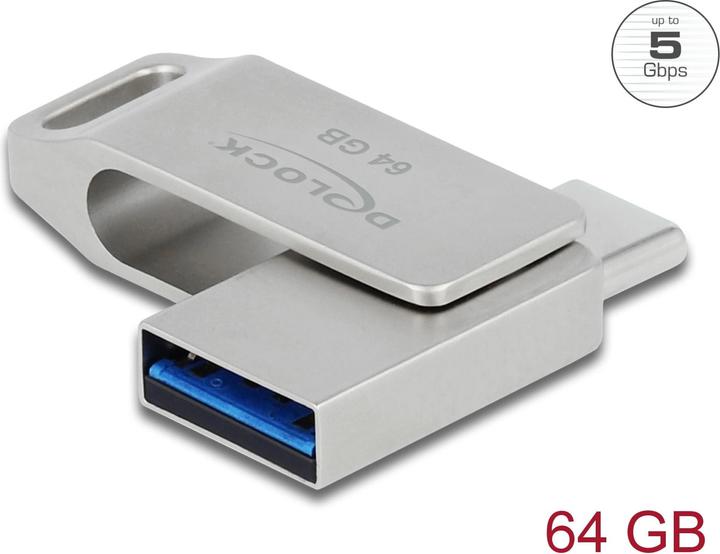 Image du produit Delock Clé USB (64 Go, USB-C, USB 3.0, USB-A)