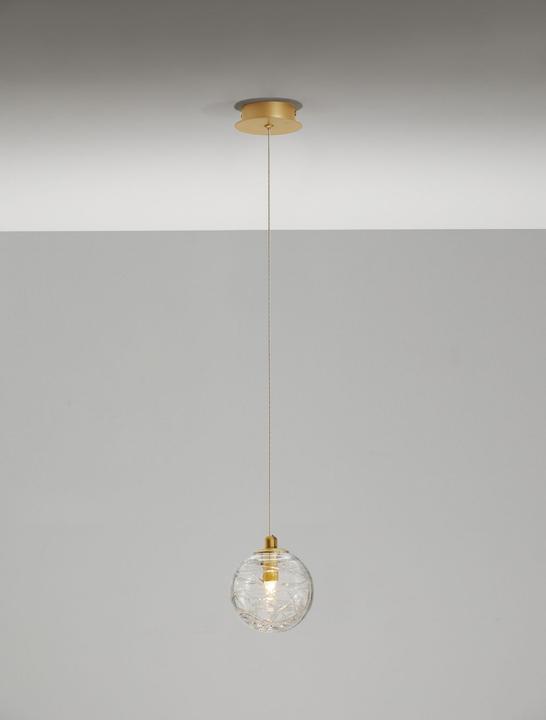 Produktbild Nova Luce COEN Pendelleuchte G9 Gold 200x12cm dimmbar 9006041