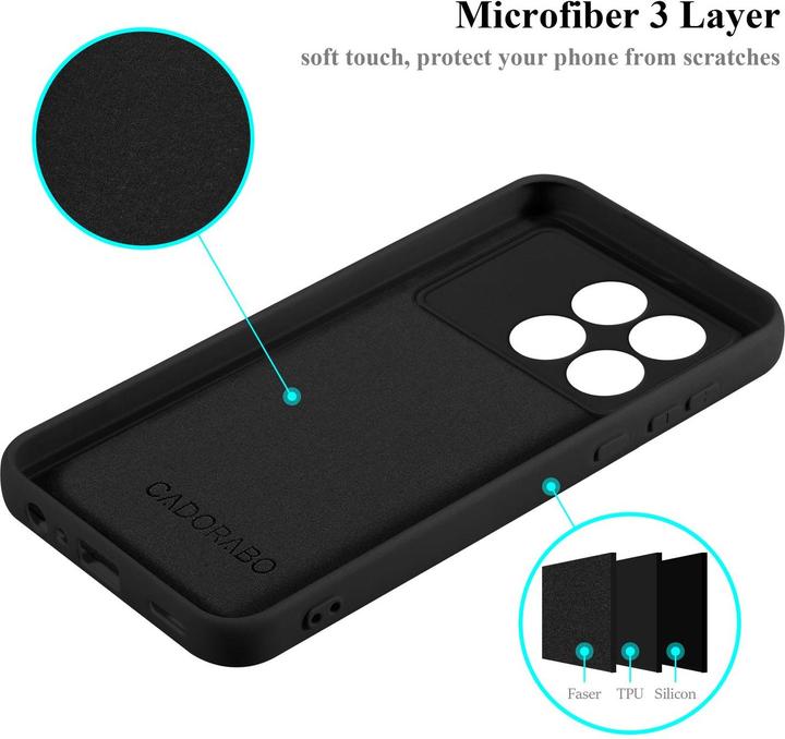 Produktbild Cadorabo Hülle für Xiaomi Poco X6 Pro TPU im Liquid Schutz Silikon Design (Xiaomi Poco X6 Pro)