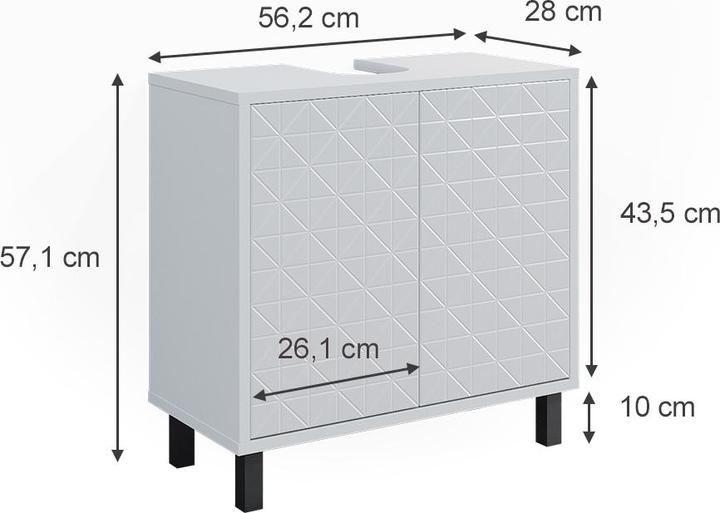 Produktbild Vicco Agasta (56.5 x 28 x 57 cm)