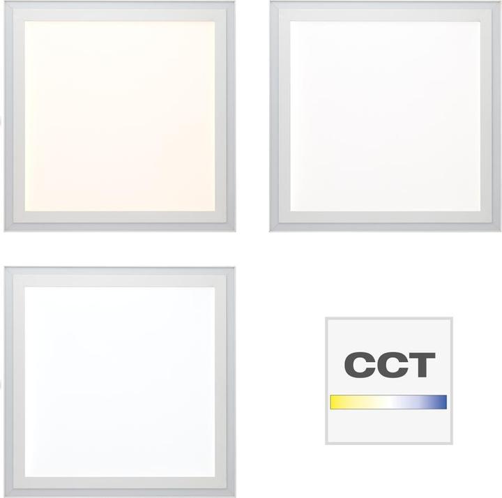 Produktbild Brilliant Lanette LED 24W /WA/DE/2300lm/DIM/CCT/RGB/NL/RC Deckenaufbau-Paneel 40x40cm (2300 lm)
