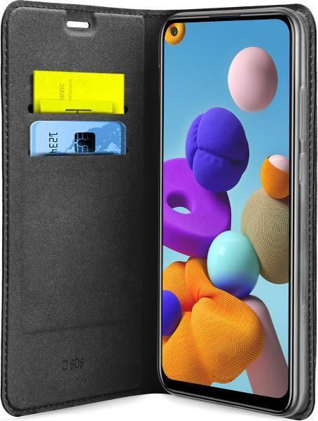 Actual product image SBS Book Wallet Lite Samsung Galaxy A21s, black (Samsung Galaxy A21s)
