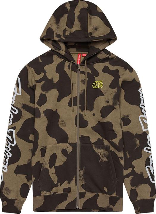 Image du produit Troy Lee Designs Zip Up Hoodie Hoodie, Branded, olive camo, M (M)