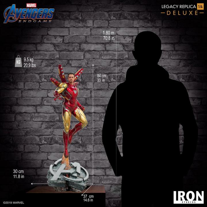Produktbild Iron Studios Avengers: Endgame Legacy Replica Statue 1/4 Iron Man Mark LXXXV Deluxe Version 84 cm