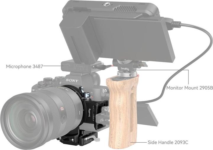 Immagine prodotto SmallRig Kit piastra di montaggio orizzontale-verticale ruotabile per la serie FX di Sony