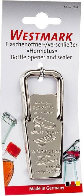 Actual product image Westmark Bottle opener "Hermetus", 8.5x3.5x1.5 cm (Bottle opener)