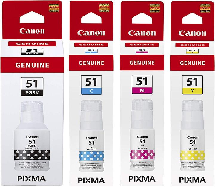 Produktbild Canon Original Drucker Tinte Set GI-51 für PIXMA G1520 G2520 G2560 G3520 G3560