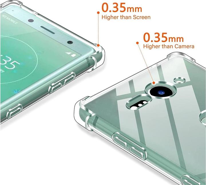 Image du produit Screenguard Sony Xperia XZ2 Compact Housse Crystal Soft Airbag Bumper (Sony Xperia XZ2 Compact)