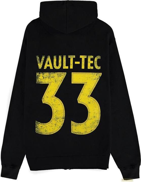 Actual product image Difuzed Fallout - Vault 33 - Vault Tec Men's Zipper Hoodie - L (L)