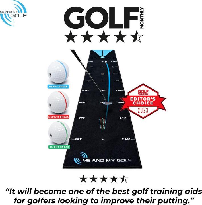 Actual product image Me and my Golf Breaking Ball Putting Mat (11 ft)