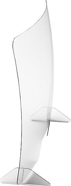 Image du produit Dancop Vitre de protection contre les infections, en plastique, avec pieds, h x l 805 x (80.50 cm, 100.50 cm)
