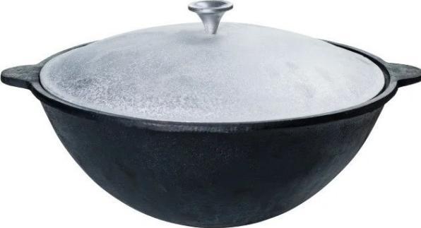 Texas Club Polished Uzbek Kazan 3,6l (Bräter + Schmortopf)