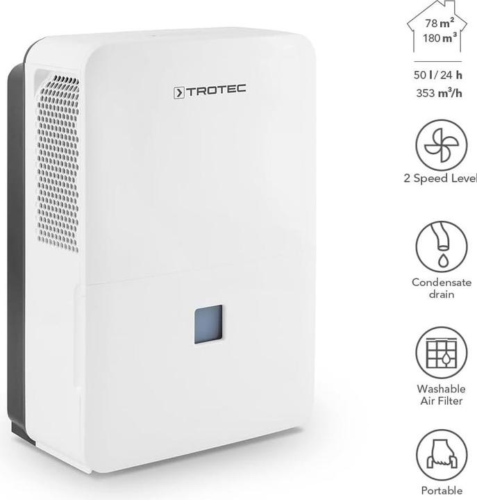 Actual product image Trotec Luftentfeuchter TTK 127 E (150 m², 50 l/24h)