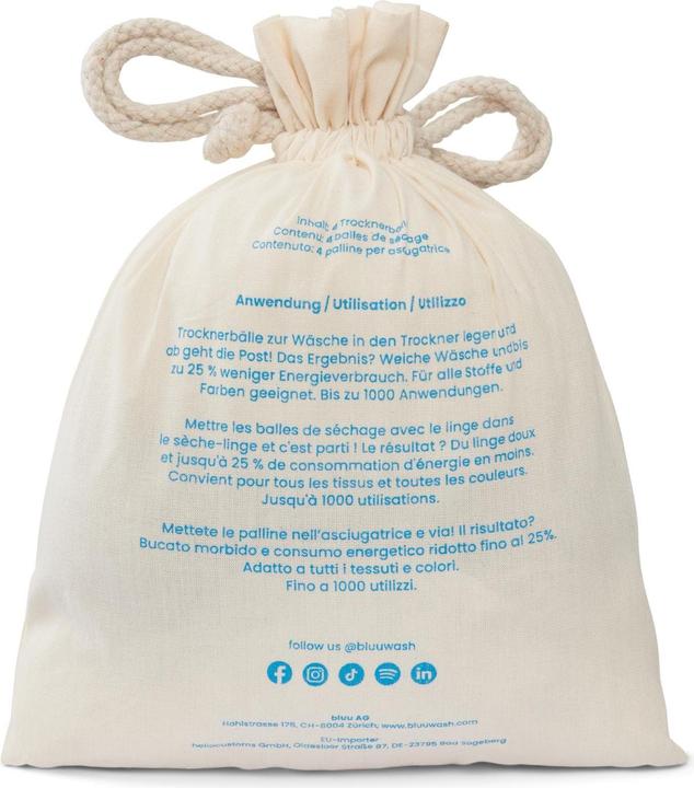 Produktbild bluu Trocknerbälle