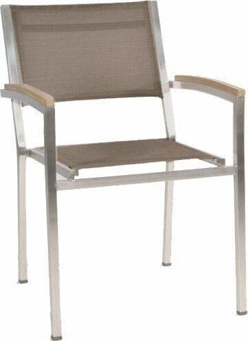 Zebra Gamme de mobilier de jardin PONTIAC PONTIAC Fauteuil petit dossier espresso