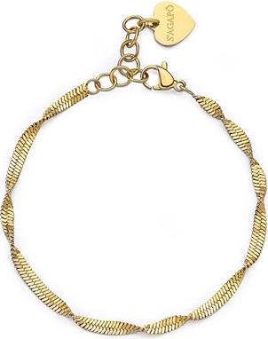 Actual product image Sagapo S'Agapo Elegant Gold-Plated Bracelet Hadek Chunky Shk52