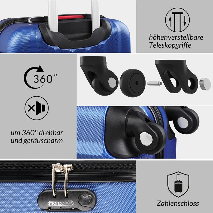 Produktbild Monzana Hartschalenkoffer (90 l, L (90 - 115l))