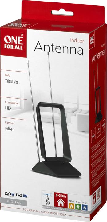 Actual product image One for All Passive TV indoor antenna (Indoor antenna, DVB-T / -T2)