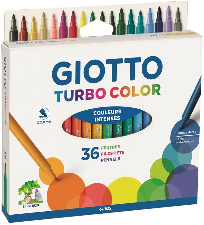 Actual product image Giotto Turbo Color (Multicoloured, 36 x)