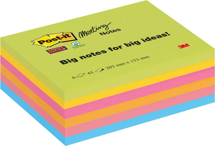 Post-it Super Sticky Grossformat (203 x 153 mm)