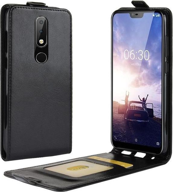 Actual product image MU Classic Crazy Horse Leather Flipcase Series (Nokia 5.1 Plus)