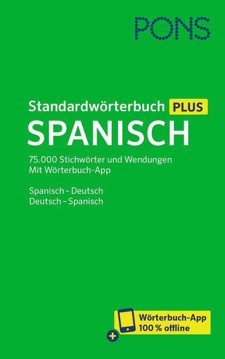 Immagine prodotto Standardwörterbuch Plus Spanisch (Tedesco, Spagnolo, PONS, 2019)