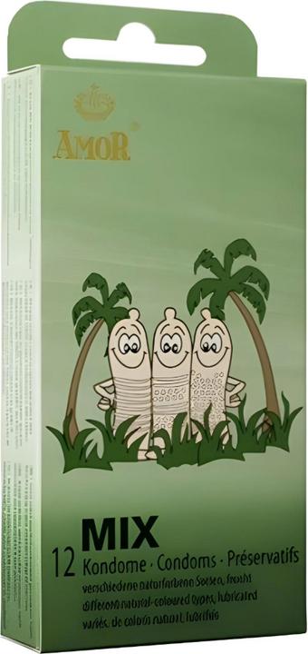Immagine prodotto Amor Mix" 12 preservativi stimolanti con texture diverse (12 pz.)