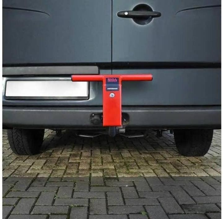 Productafbeelding Matador Vergrendeling laadruimte Bull-Lock 2 Staal, poedercoating L410xB100xH260mm Gewicht 4,7 kg rood