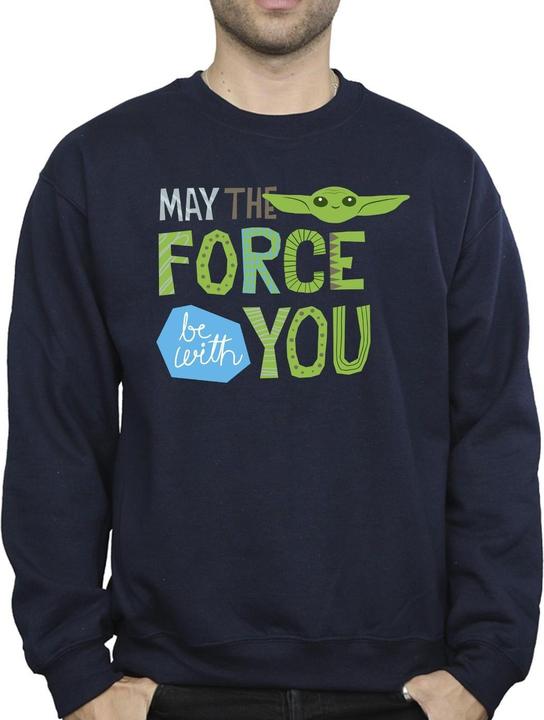 Immagine prodotto Star Wars The Mandalorian May The Force Be With You Felpa Uomo (M)