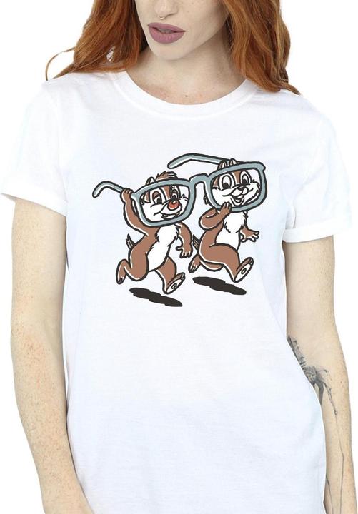 Immagine prodotto Disney Chip 'n Dale Glasses Maglietta Ampia Donna (3XL)